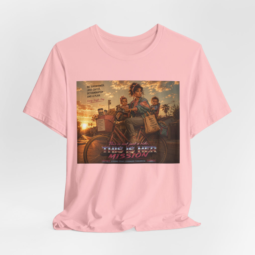 Retro Mother's Day Shirt, This Is Her Mission T-Shirt, 80s Cinematic Mom Tee, Everyday Superhero Mom Gift, Nostalgic Motherhood Shirt