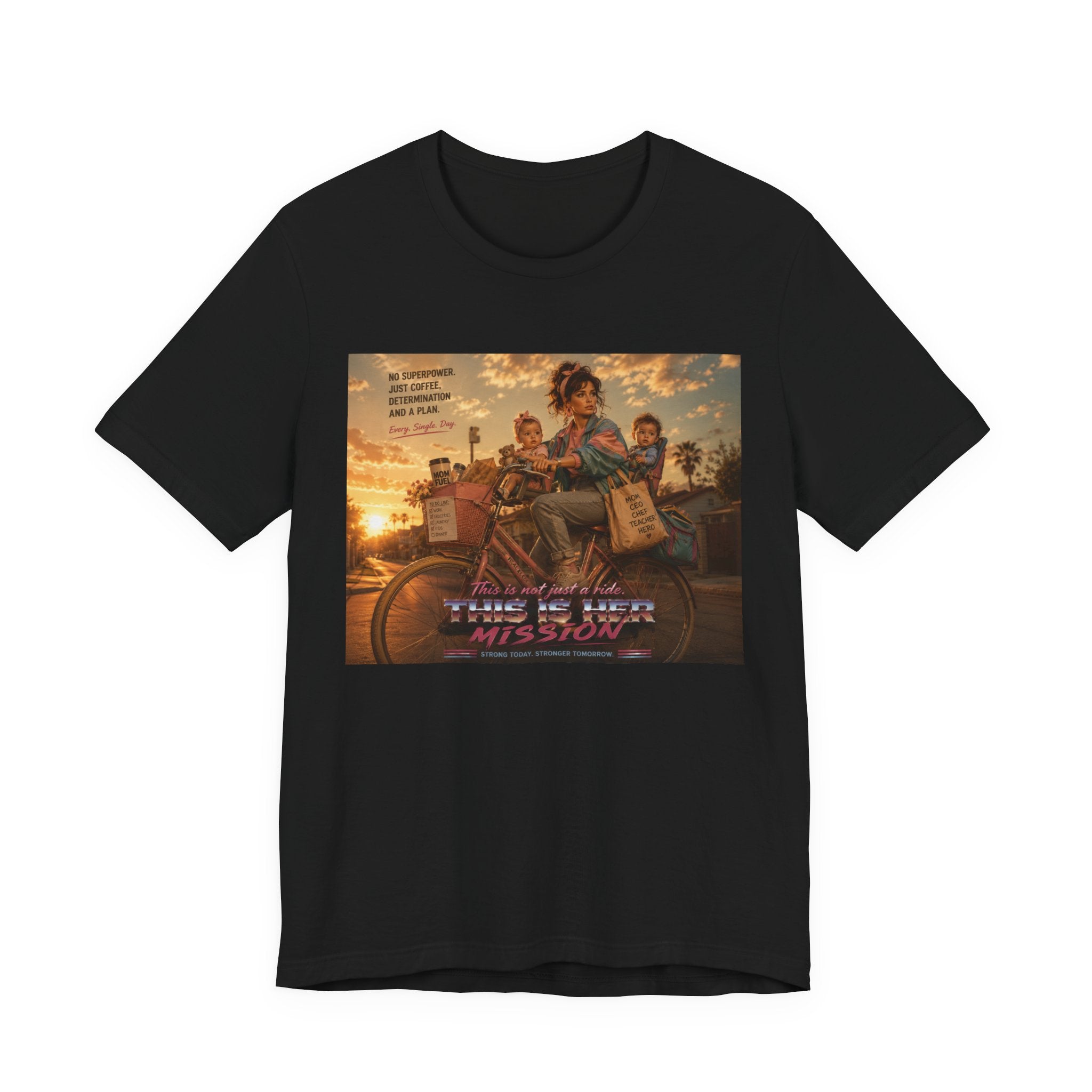 Retro Mother's Day Shirt, This Is Her Mission T-Shirt, 80s Cinematic Mom Tee, Everyday Superhero Mom Gift, Nostalgic Motherhood Shirt