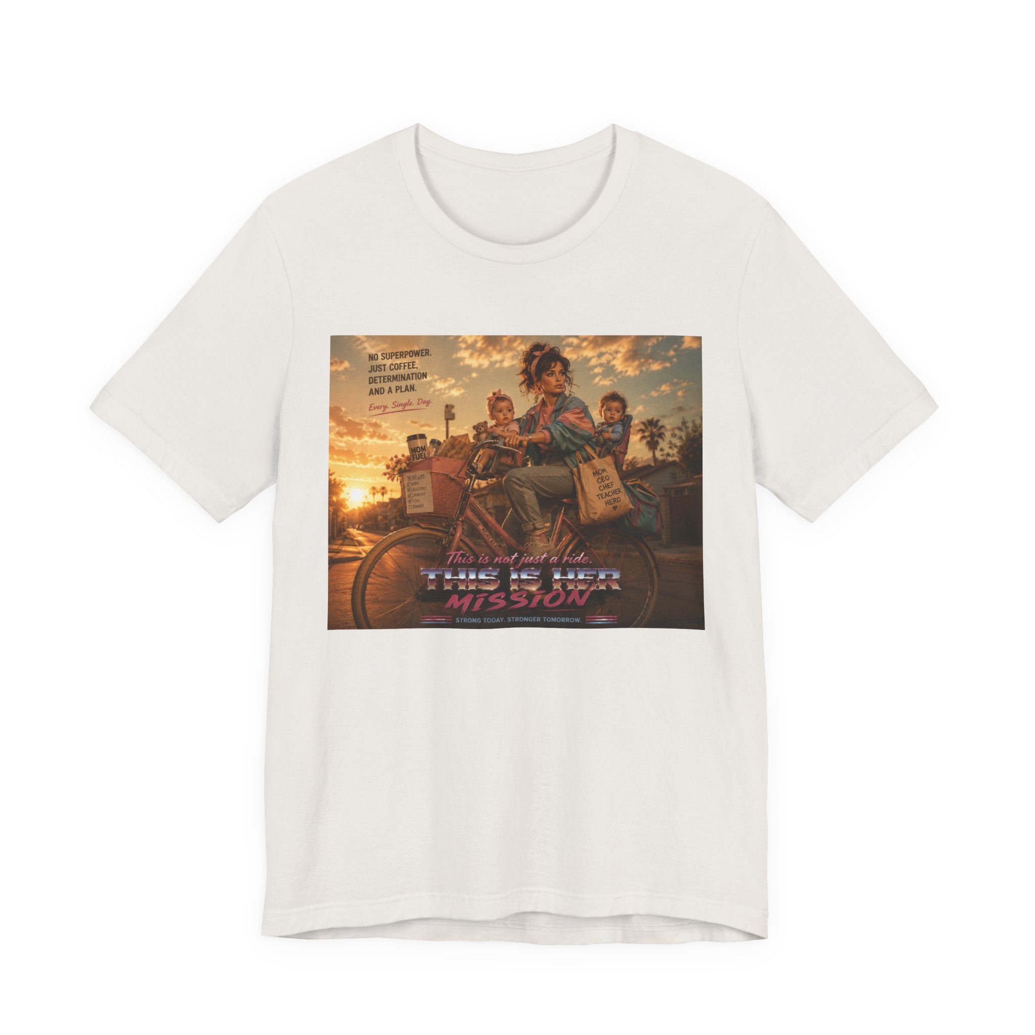 Retro Mother's Day Shirt, This Is Her Mission T-Shirt, 80s Cinematic Mom Tee, Everyday Superhero Mom Gift, Nostalgic Motherhood Shirt