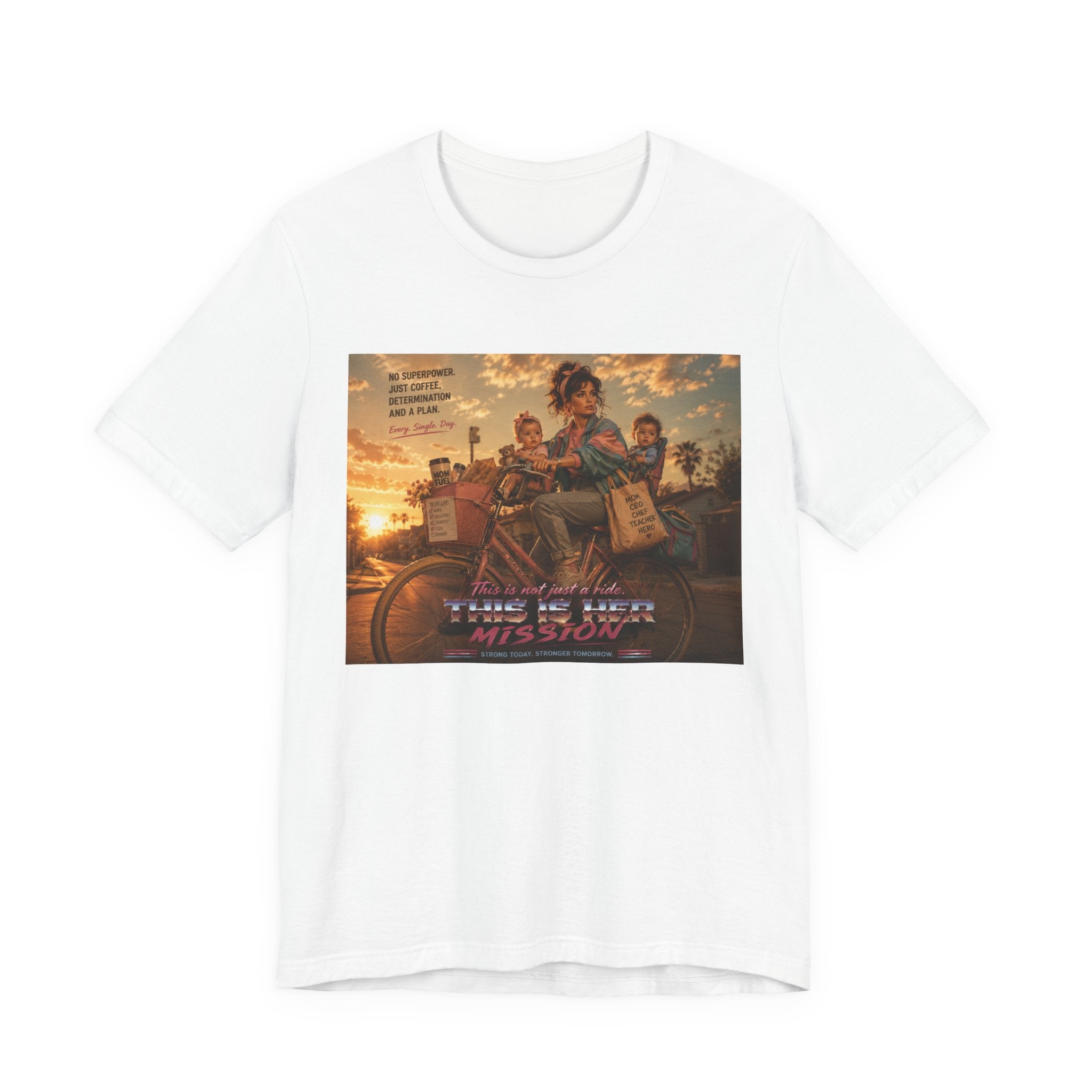 Retro Mother's Day Shirt, This Is Her Mission T-Shirt, 80s Cinematic Mom Tee, Everyday Superhero Mom Gift, Nostalgic Motherhood Shirt