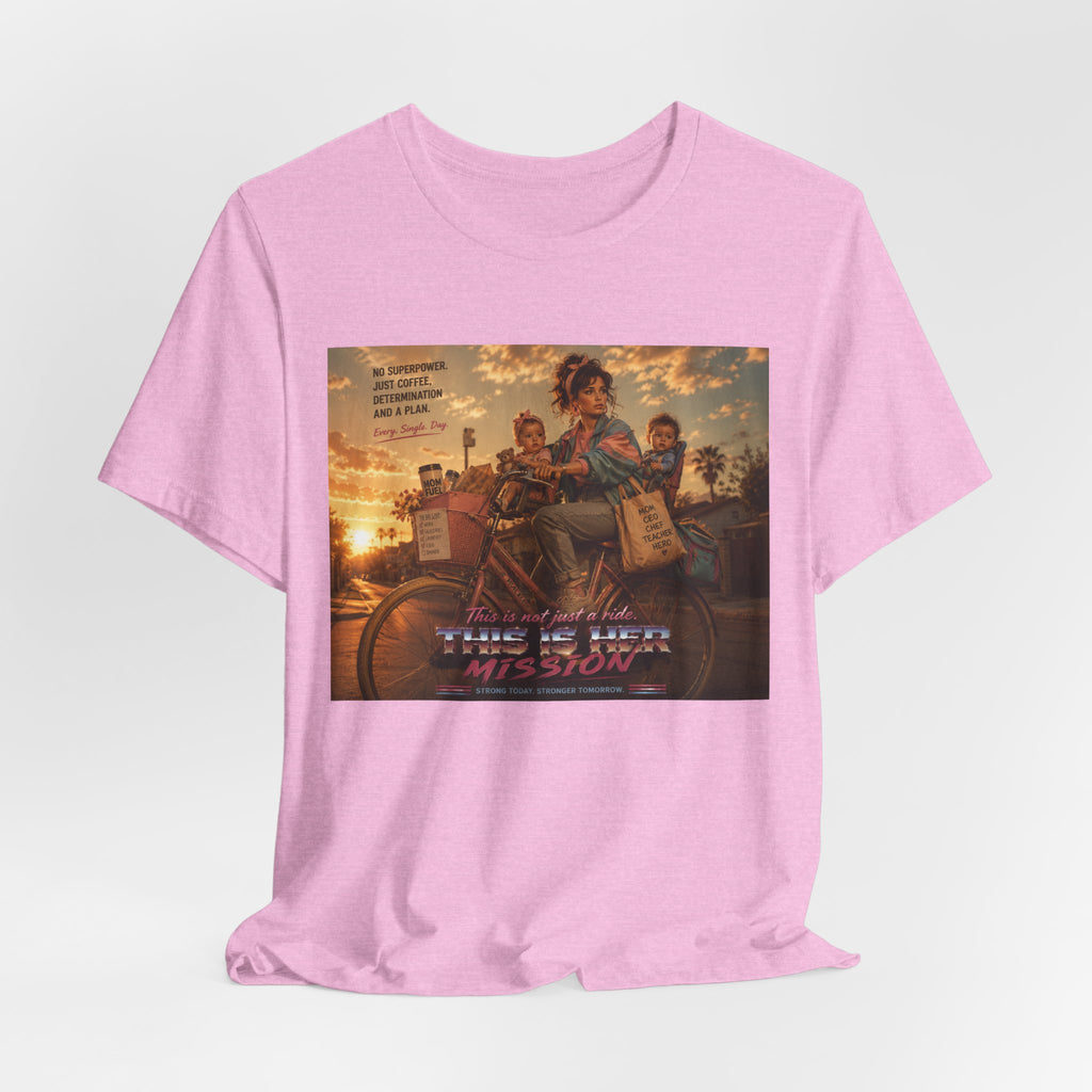 Retro Mother's Day Shirt, This Is Her Mission T-Shirt, 80s Cinematic Mom Tee, Everyday Superhero Mom Gift, Nostalgic Motherhood Shirt