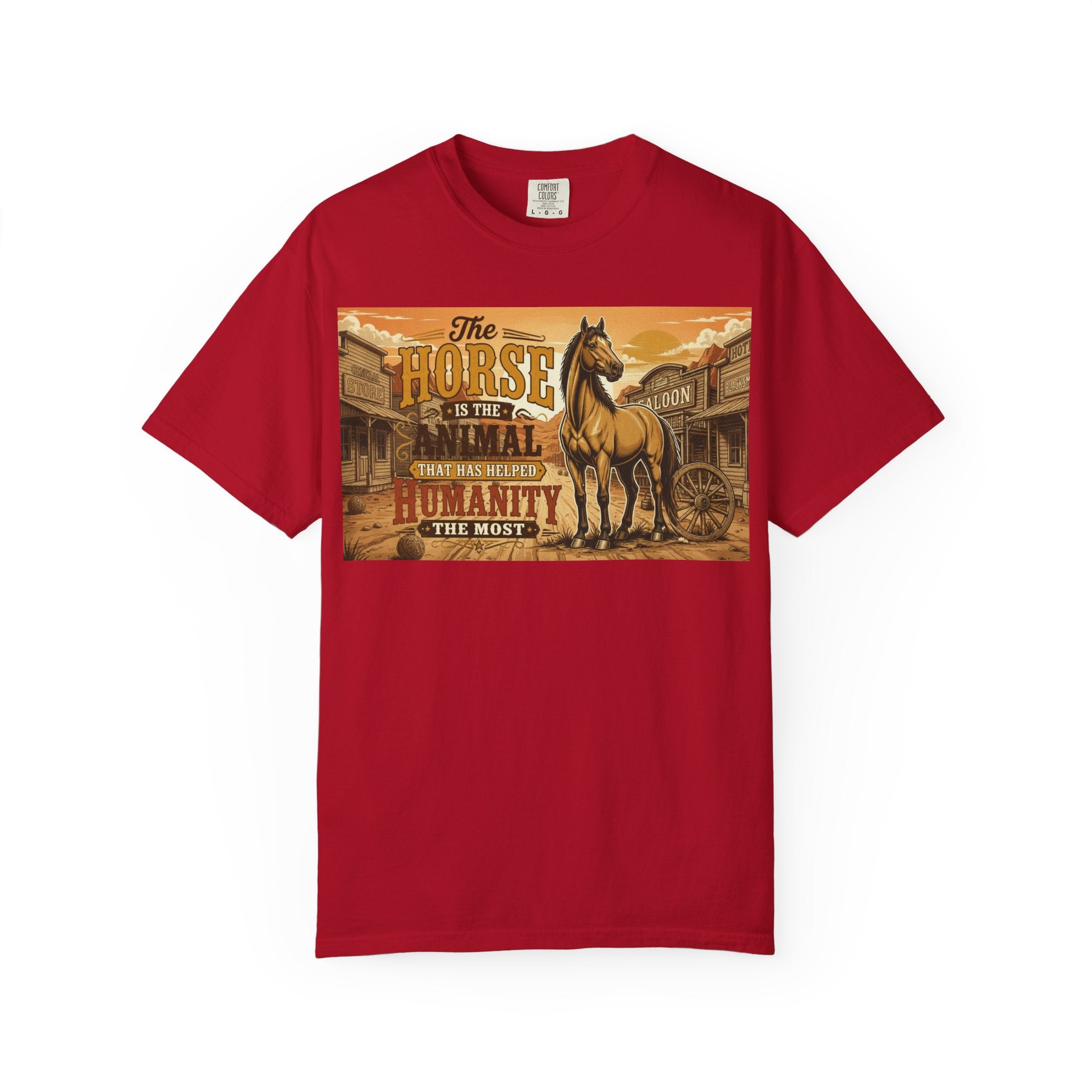 Vintage Horse Lover T-Shirt, Western Aesthetic Horse Shirt, Wild West Graphic Tee, Historic Animal Lover Gift, Retro Country Style Shirt