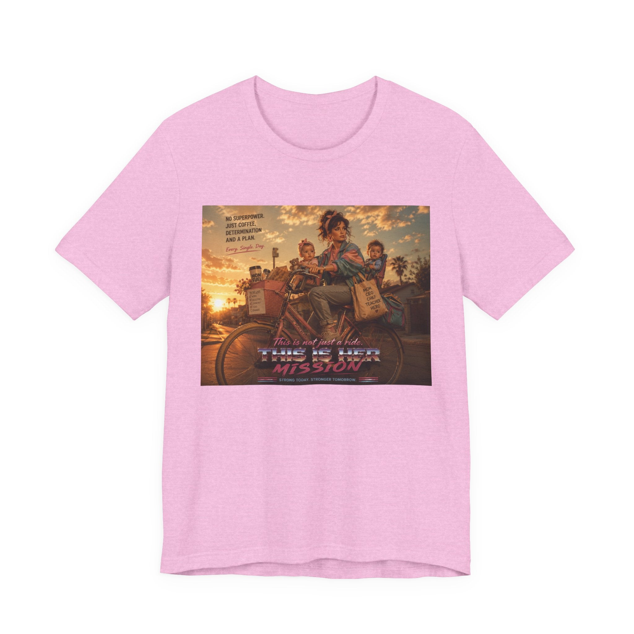 Retro Mother's Day Shirt, This Is Her Mission T-Shirt, 80s Cinematic Mom Tee, Everyday Superhero Mom Gift, Nostalgic Motherhood Shirt